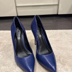 Aldo Deep Blue Pointed Heels